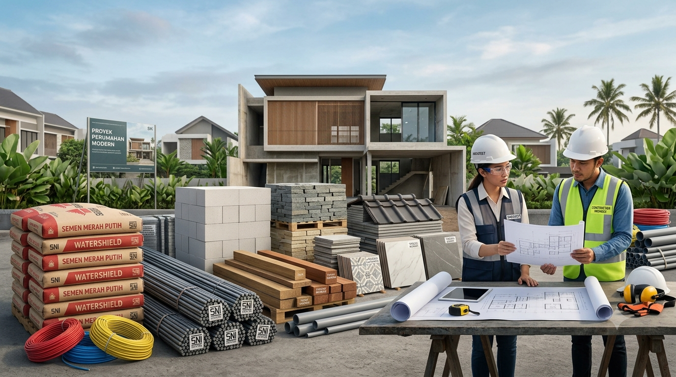 Cara Memilih Material Bangunan Berkualitas untuk Rumah yang Awet
