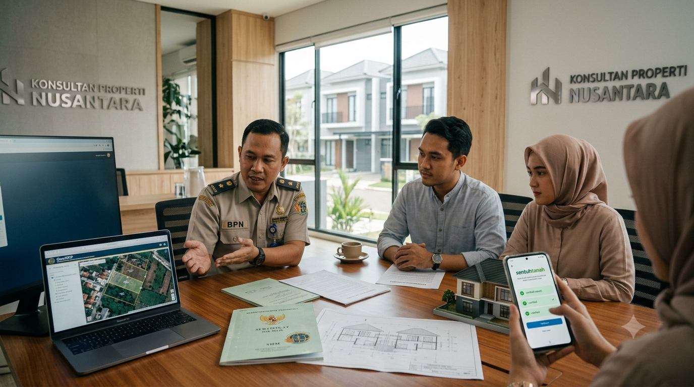 mengecek sertifikat tanah