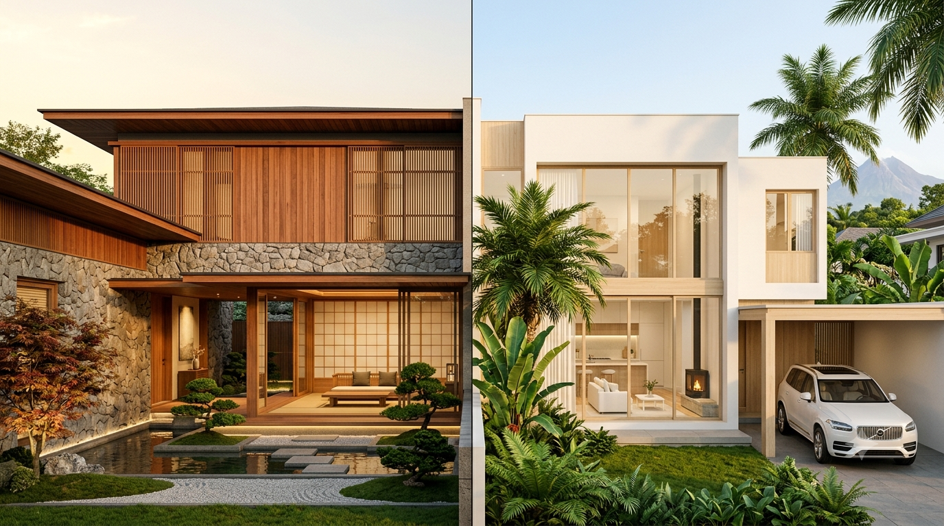 Rumah Japandi vs Scandinavian